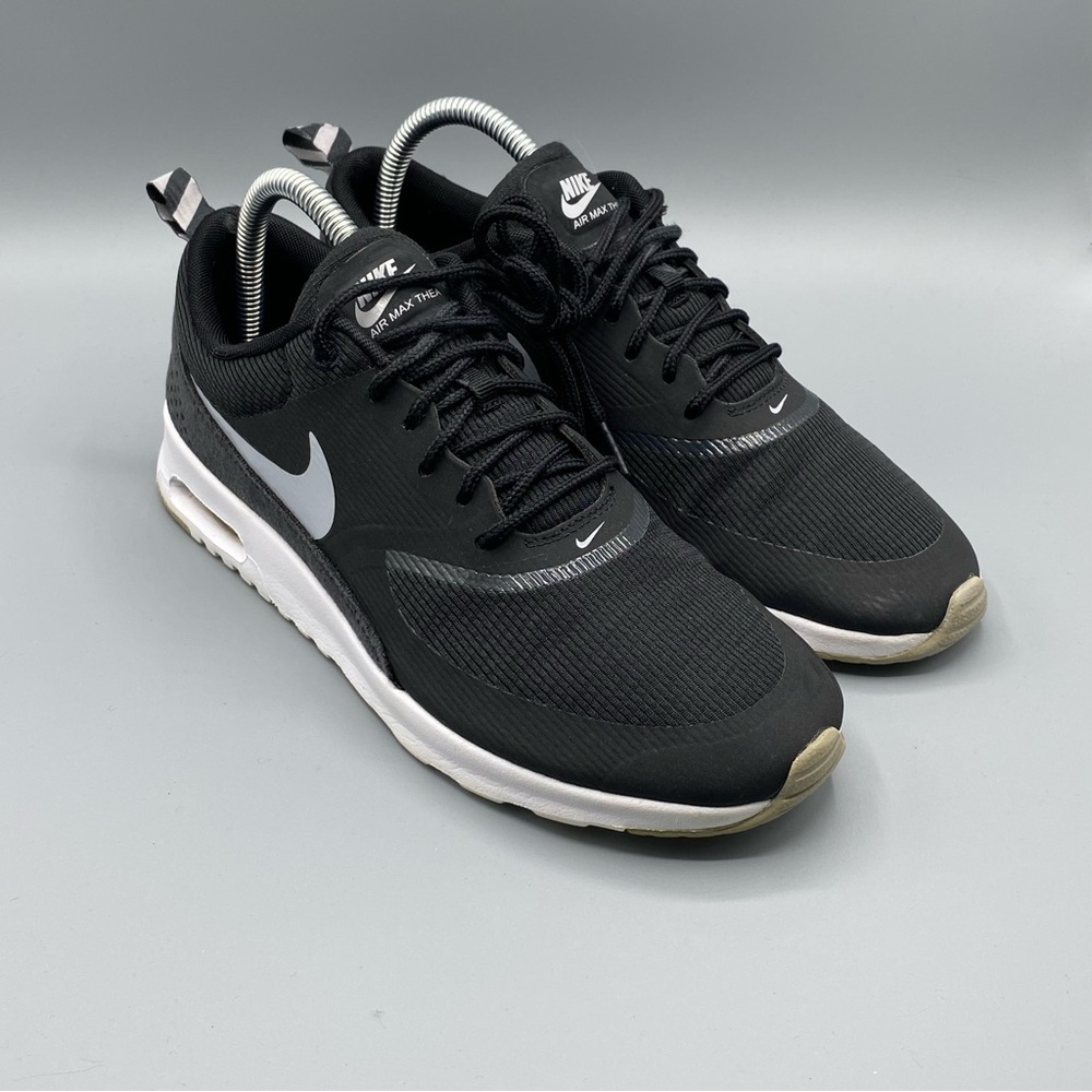 Nike Air Max Thea Sneaker Womens Black White Running Shoe​